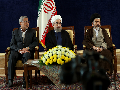  دکتر روحانی در نشستی با خبرنگاران در ارومیه